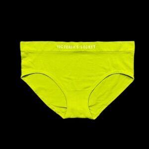 Victorias Secret Seamless Supersoft Hiphugger Hipster thick Panty Neon yellow Xl